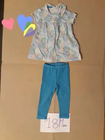 Ensemble (Tunique et Legging) 18 Mois