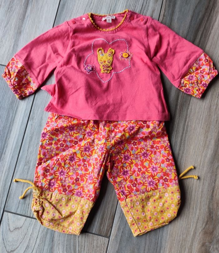 Ensemble CATIMINI 3 mois impeccable