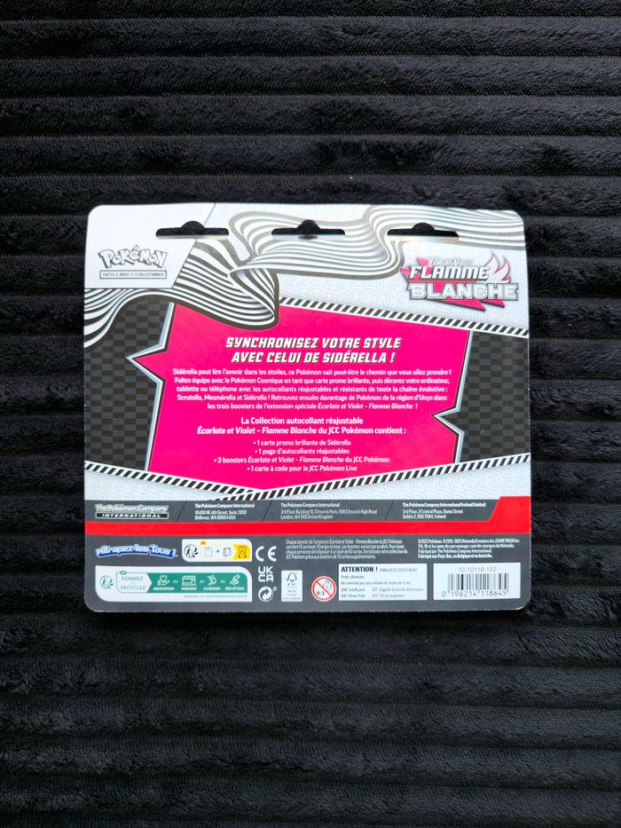 Pokémon Tripack Flamme Blanche, Foudre Noire & Duopack Tokopiyon EB11 – Neuf & État Parfait - photo numéro 6