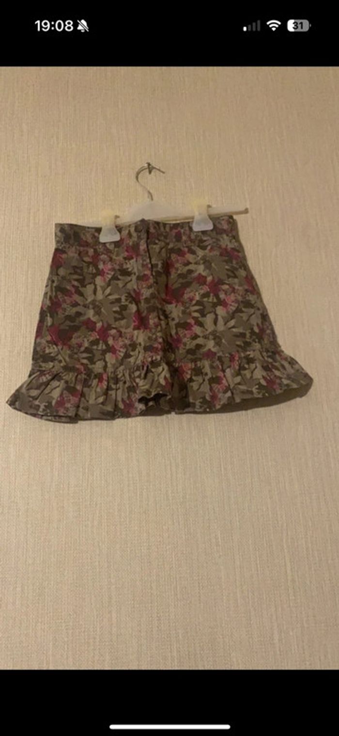 Jupe rose et marron 10 ans