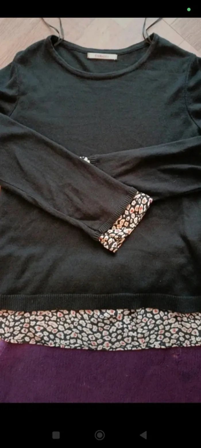 Pull chemisier Camaïeu