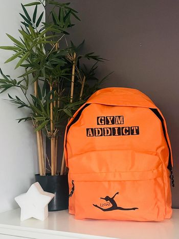 Sac à dos gym orange