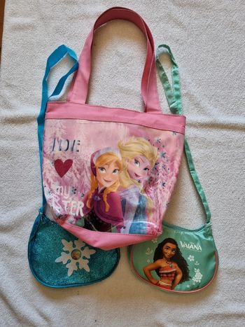 Sacs reine des neiges et vaiana