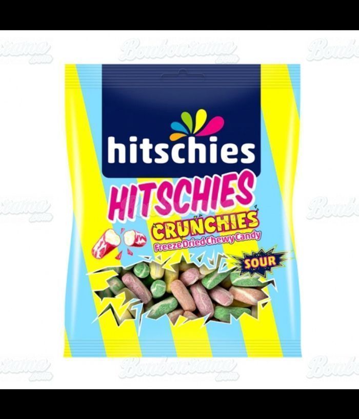 Lot de 7 paquets de Hitschies crunchies sour en promo