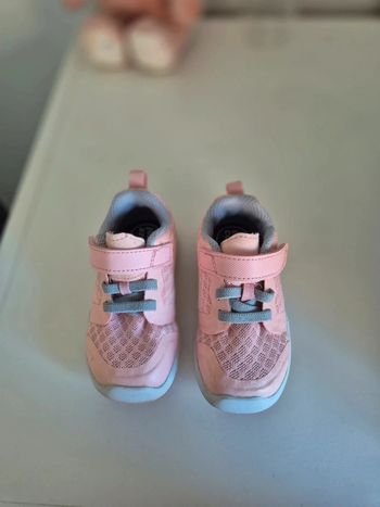 Chaussures basket bébé légère et confortable Decathlon Taille 21 I learn rose et gris