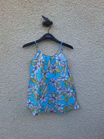 👗 Robe fleurie à fines bretelles 5 ans