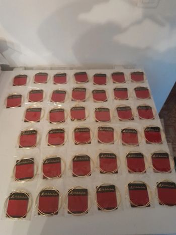 Lot de 38 grosse créoles doré