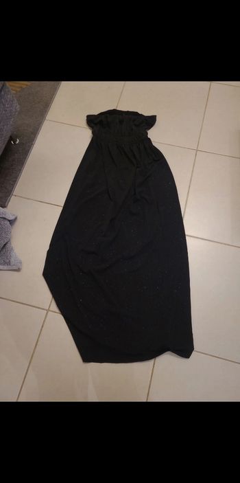 Longue robe paillette bustier