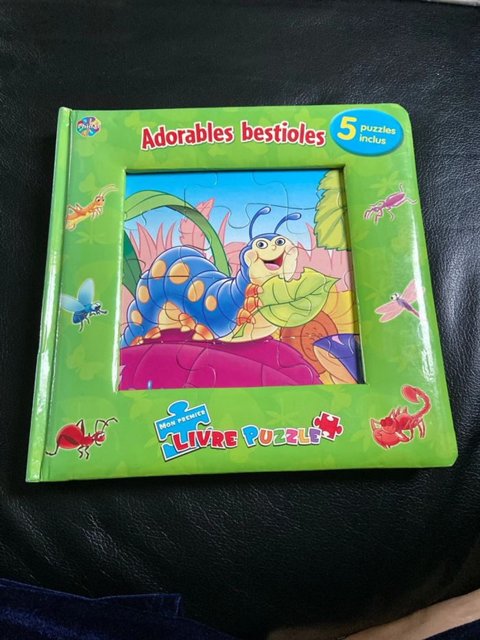 Livre puzzle adorables bestioles