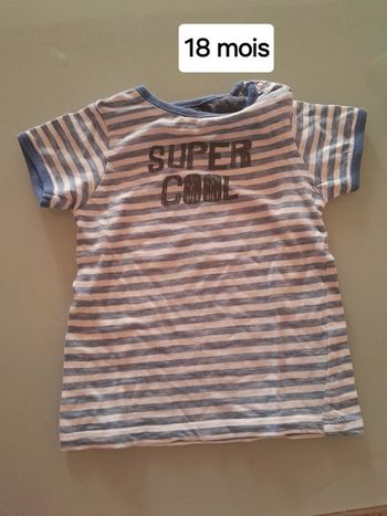 T-shirt garçon 18m