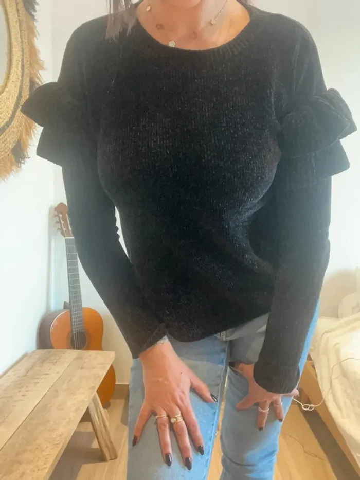 Pull pilou pilou volant - photo numéro 5