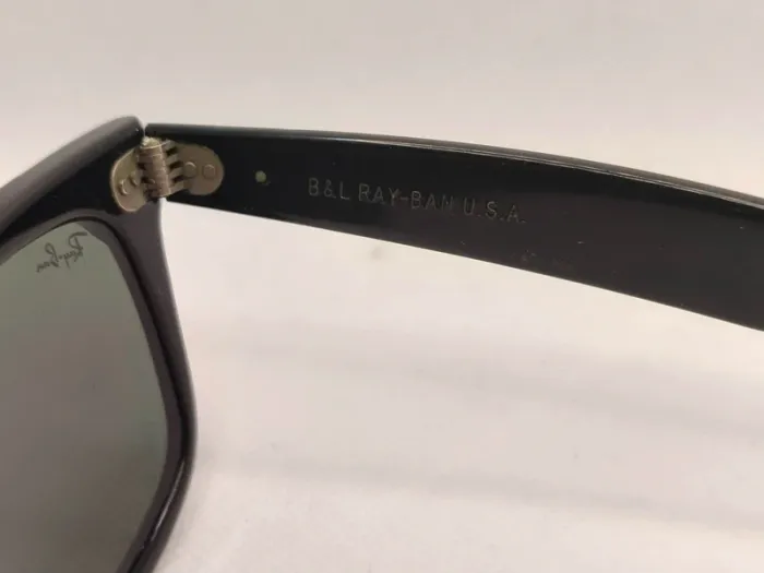 Lunettes Ray ban wayfarer street neat bleues fabriquées aux USA par Bausch e lomb - photo numéro 4