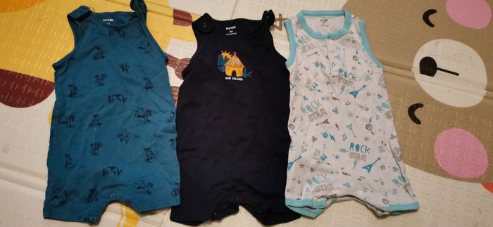 Lot 3 pijama short 9 mois