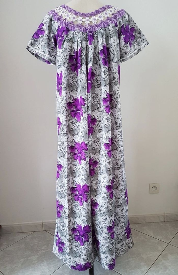 Djellaba grise et violette - photo numéro 2