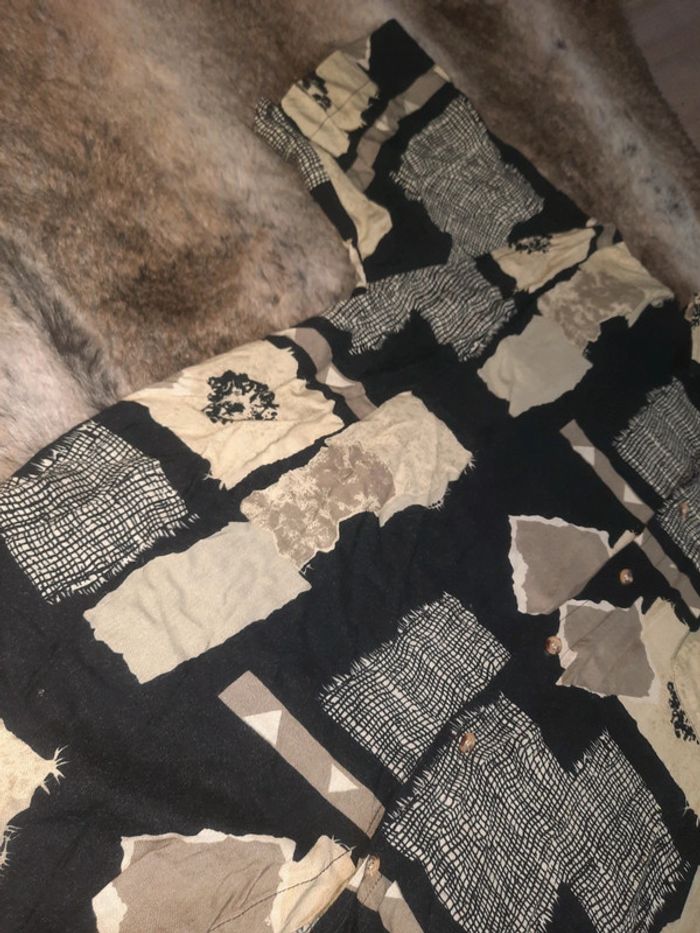 Chemise d'été motif patchwork - photo numéro 4