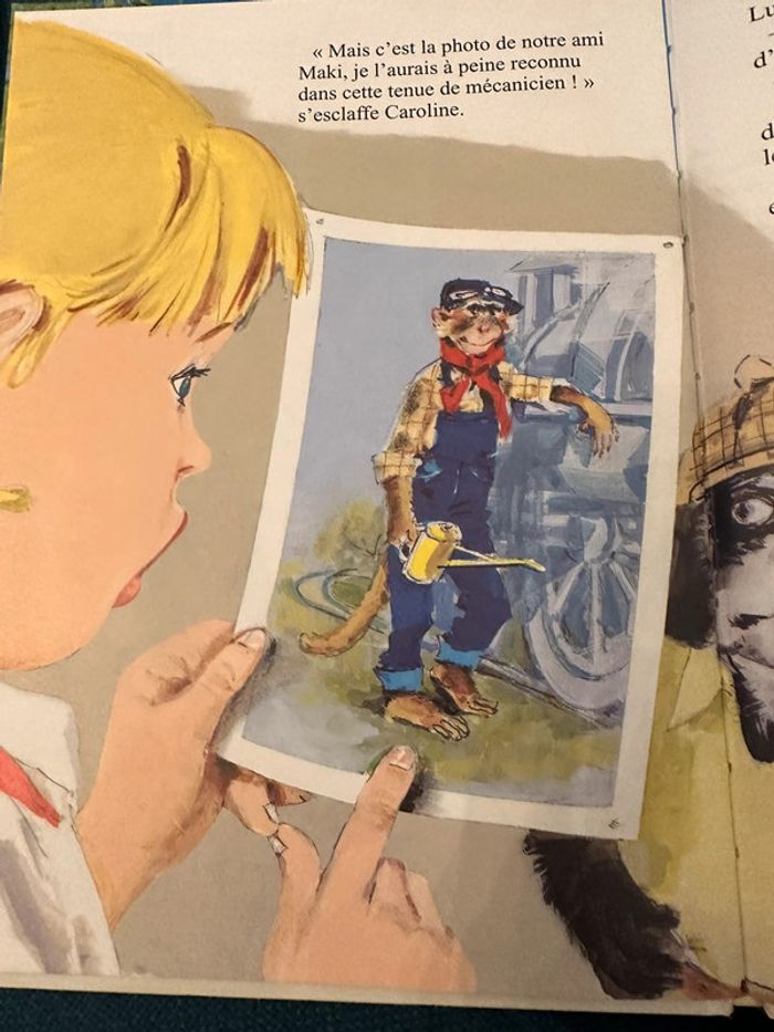 Livre vintage bd album Probst Hachette Jeunesse Caroline babysitter baby-sitting rare - photo numéro 4