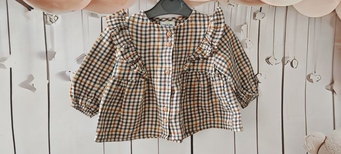 Robe bébé Fille à carreaux Tape à l'œil taille 59 cm - photo numéro 2