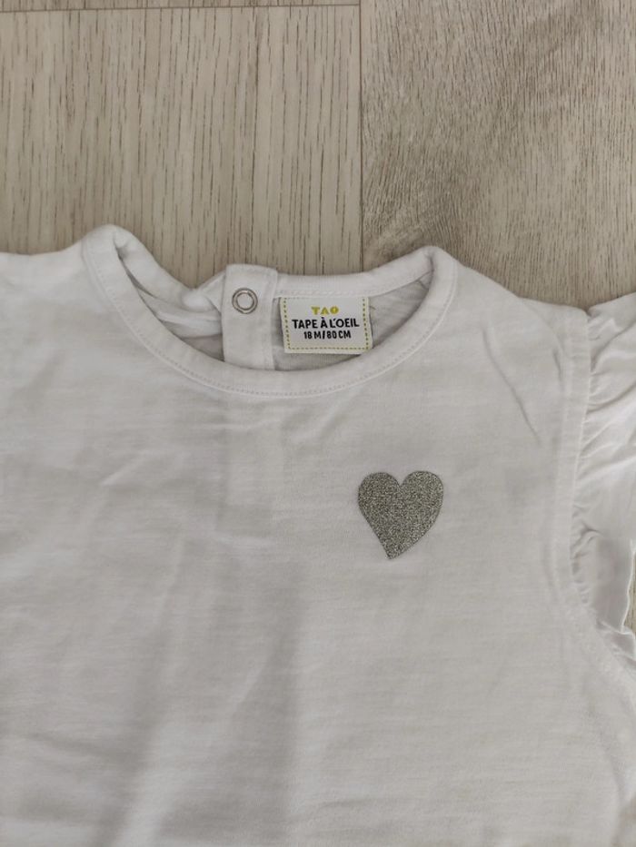 T-shirt enfant fille tape a l'oeil - photo numéro 2