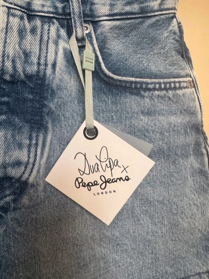 Short en jean taille haute W 25 Dua Lipa x Pepe jeans - photo numéro 3