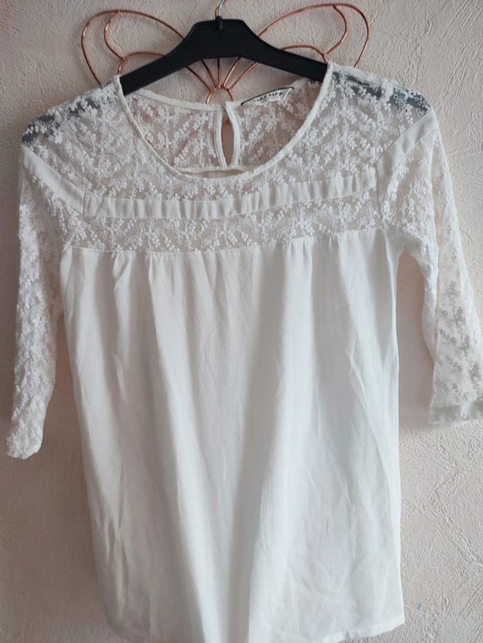 Haut été avec détails dentelles Naf Naf taille Xs - photo numéro 1