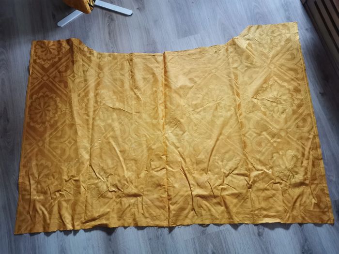 Ensemble jupe et blouse éthnique jaune moutarde pour femme - photo numéro 13