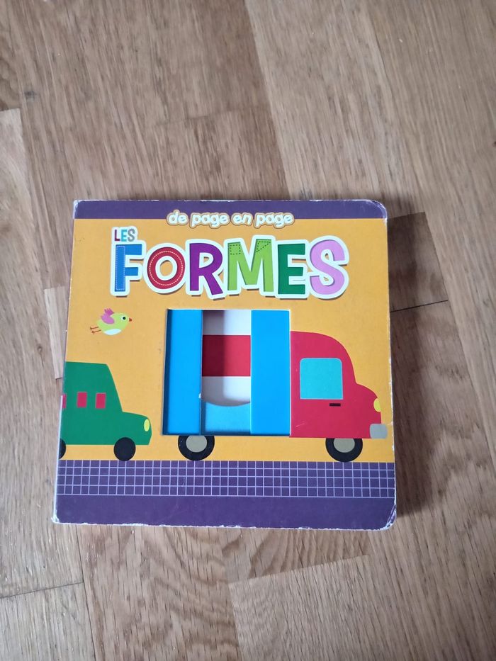Les formes - livre cartonné