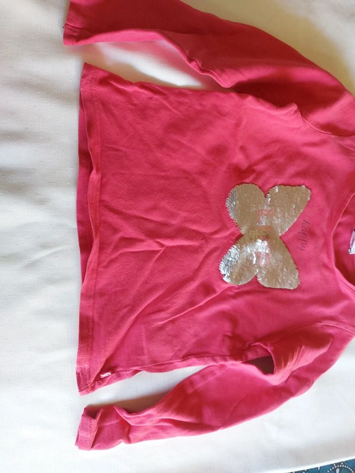 T-shirt ML fille okaidi - photo numéro 3