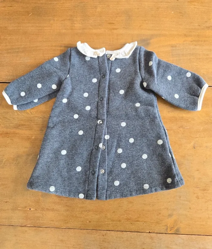 Robe hiver Petit Bateau fille 3 mois - photo numéro 2