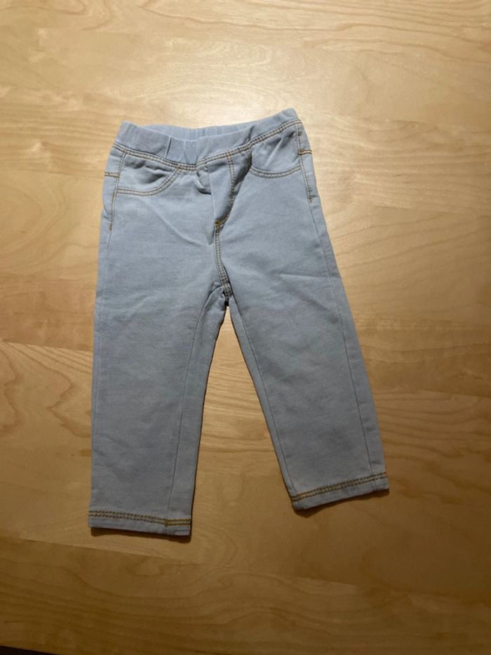 Jegging bleu