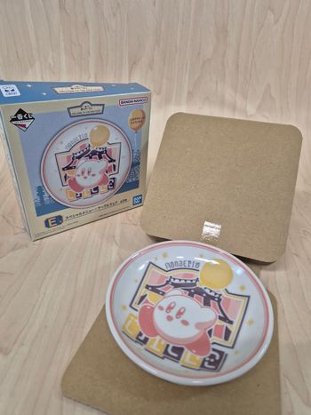 Mini assiette Kirby Ichibankuji "Welcome to the New Park "