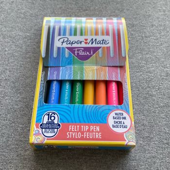 16 stylos-feutres Flair (NEUF)