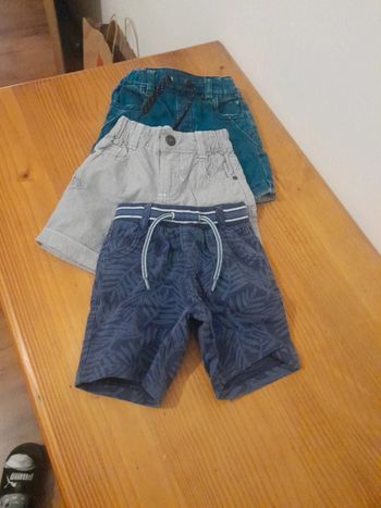 3 shorts Sergent Major très bon état 2ans