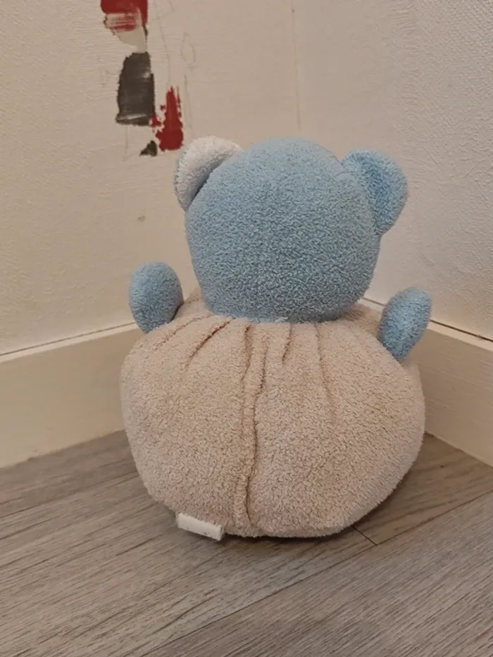Peluche Musti bleu - photo numéro 2