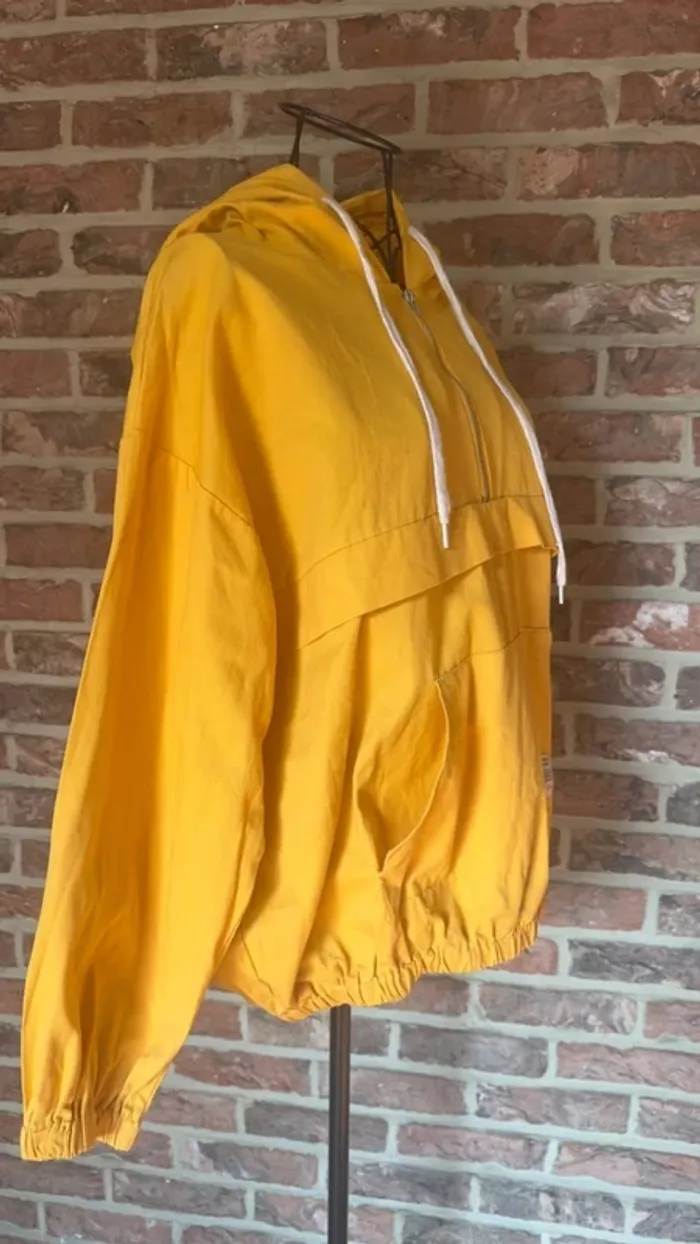 Veste zipée jaune à capuche Miss Summey S/M - photo numéro 6