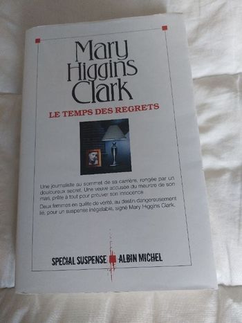 Livre titre Le temps des regrets