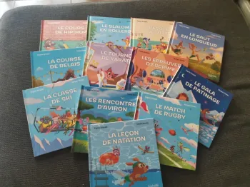 Lot 12 livres collection esprit sportif sport McDonald's