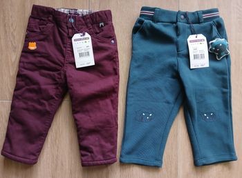 2 pantalons d'hiver garçon