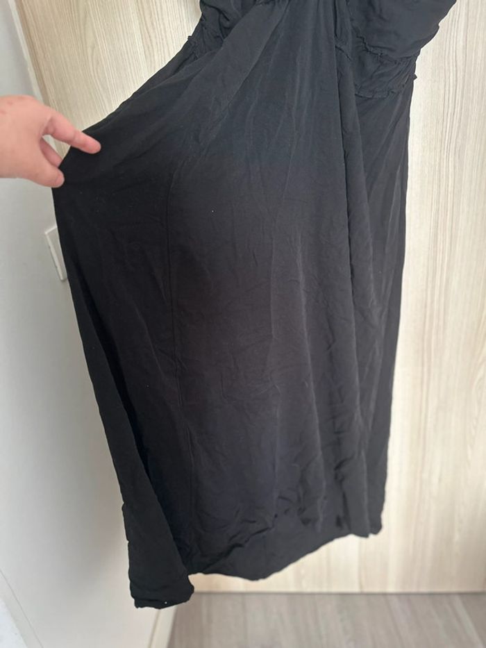 Robe longue dos nu noir taille XL H&M - photo numéro 3