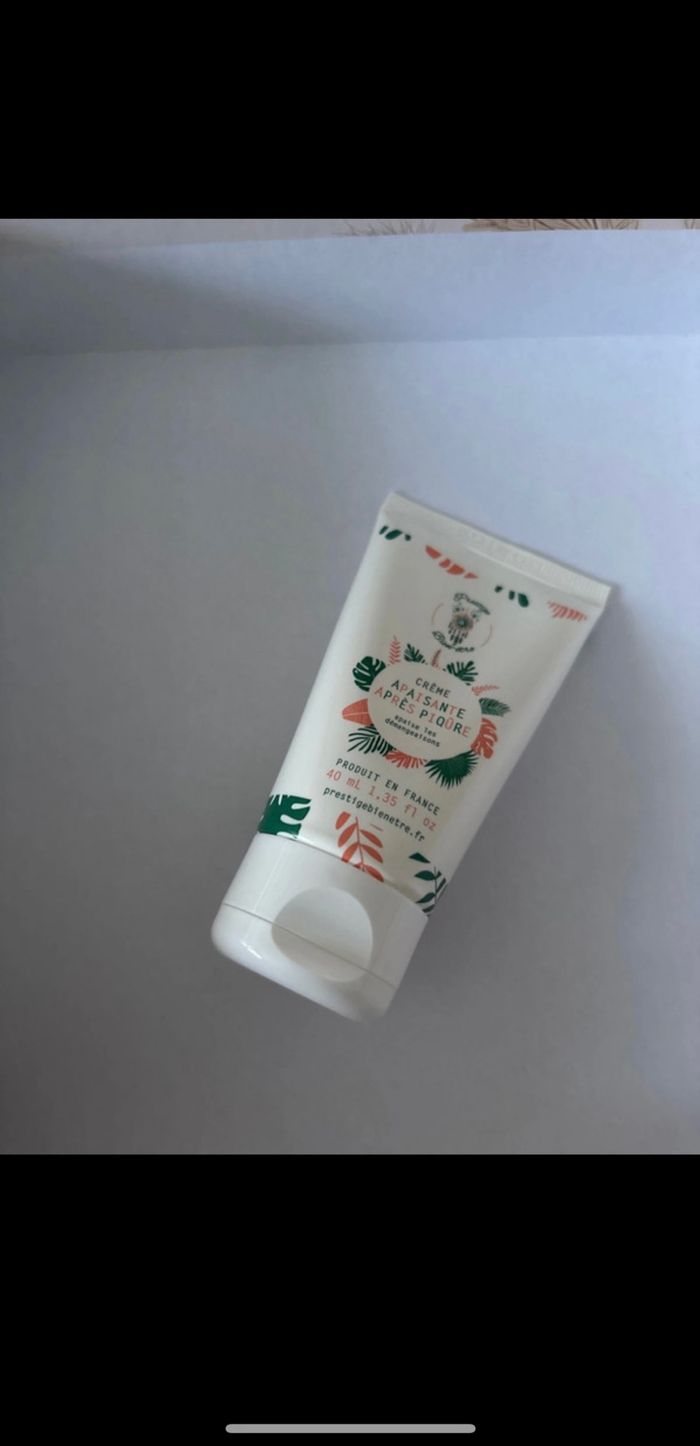 Crème apaisante après piqûre