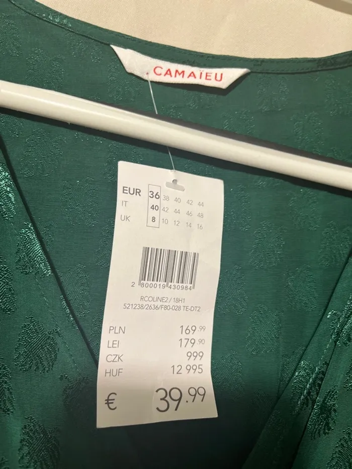 robe verte - photo numéro 5