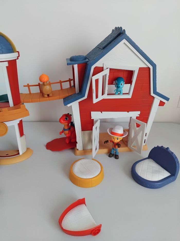 DINO RANCH Ferme Cabane Jon et Blitz  Dinosaure Complet  🦖 - photo numéro 6