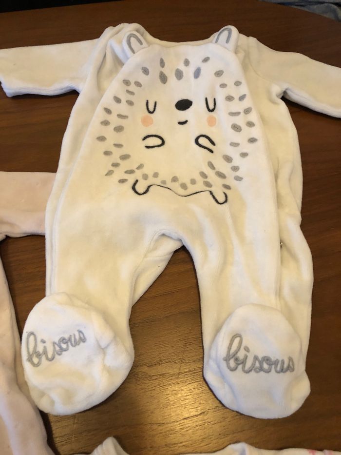 Lot de 3 pyjamas en velours - photo numéro 4