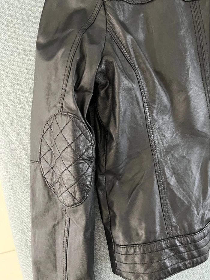 Veste en cuir vintage taille M - photo numéro 5