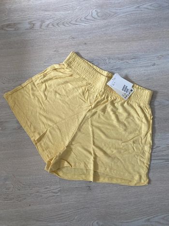 Short en lin viscose taille haute H&M taille S Neuf