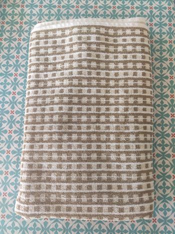 Calvin Klein serviette vintage a carreaux