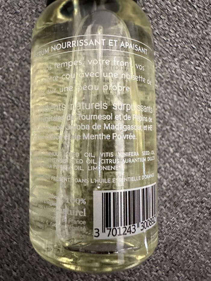 Sérum nourrissant apaisant orange douce menthe mira 30 ml neuf avec étiquette - photo numéro 2