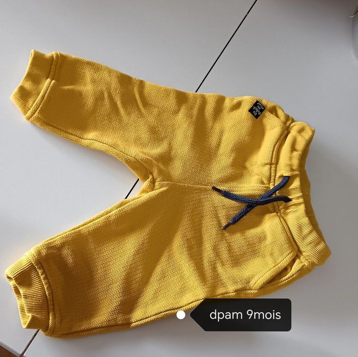 Pantalon jaune epais