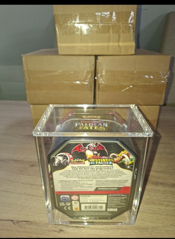 Lot de 4 acryliques pour pokebox Pokémon aimantée épaisse 8mm anti uv - photo numéro 2