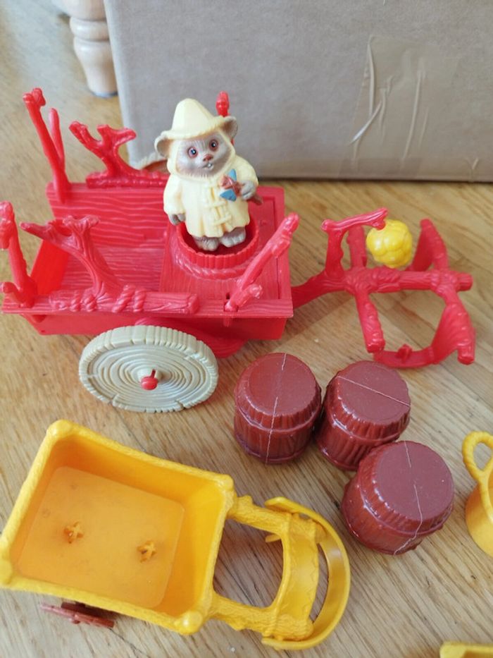 Lot Star Wars wicket the ewok Woodland preschool toy Kenner 1984 TBE set vintage - photo numéro 2