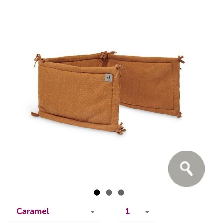 Tour de lit caramel
